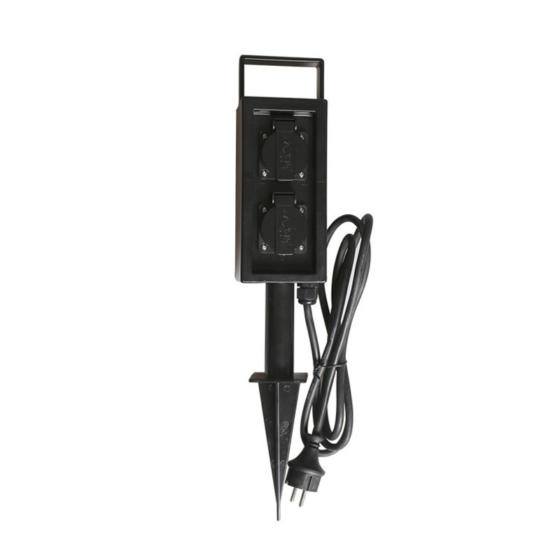 China Outdoor Garden In-ground Lawn Insertion Electrical Power Sockets Outlet Stake 10A AC250V wholesale