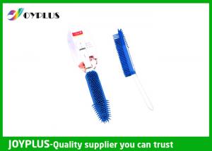 China Personalized Rubber Pet Brush For Short Hair Dog Comfortable Easy Operation wholesale