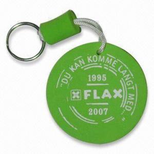 China Eco-friendly EVA Floating Keychain with Customized Designs for Promotional Purpose wholesale