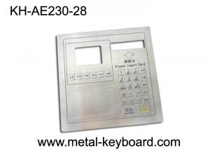 China Vandal proof Metal panel mount keypad ,  customizable industrial keypad wholesale