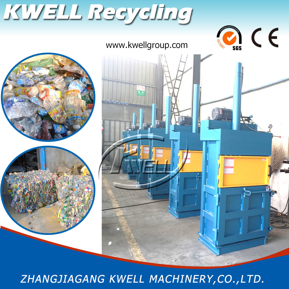 China Garbage Baling Machine/Water Bottle Baler/Vertical Hydraulic Press Compressing Machine wholesale