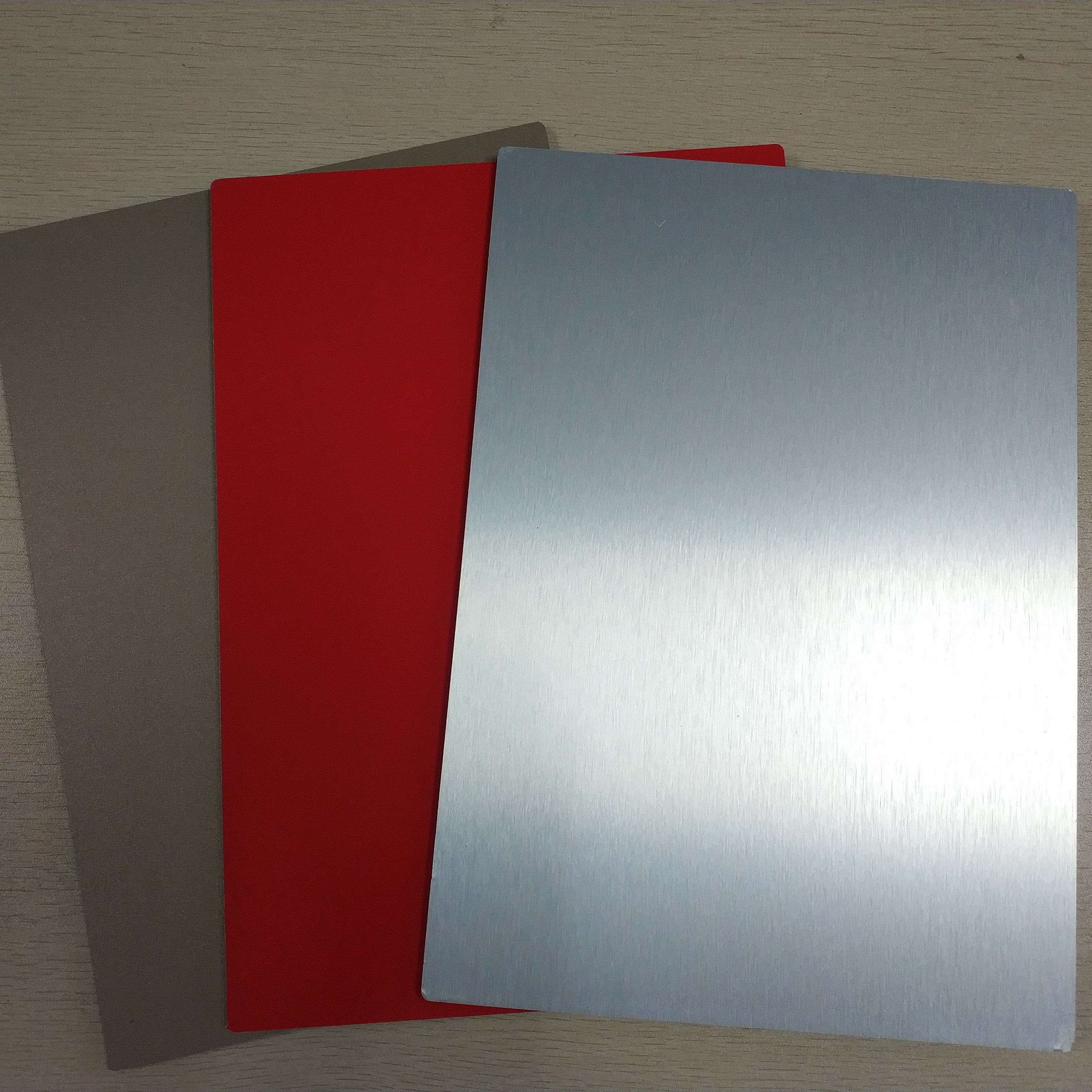 China Stainless Steel Wall Cladding Moisture Proof Brush Texture Composite Panel wholesale