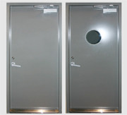 China Customized Steel Material Marine Doors , Inward Outward Opening Steel Gastight Door on sale