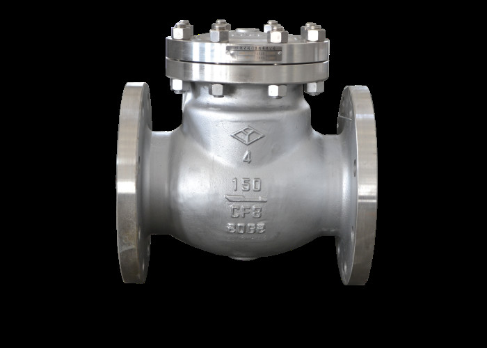 China 150lb Pressure Swing Check Valve Flanged Stainless Steel Material wholesale