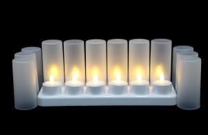 China LED Candle Lights [Set of 12 Rechargeable LED Candle] wholesale