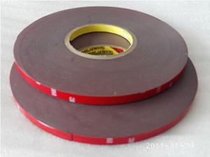 China 3M 4229P 4910 Acrylic Double Sided Tape Automotive Foam Tapes,0.8mm thickness,Grey color wholesale