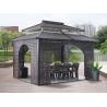 Buy cheap China garden house outdoor pavilion with sofa garden rattan tents 1114 from wholesalers