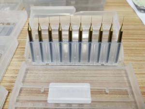 China Solid Carbide End Mill Tools 0.2mm x4 Drilling  Mould Tools Of Melt Blown Fabric wholesale