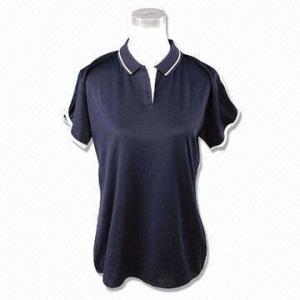 China Promotional Women's Polo Shirt, Available for Various Logos, Small Quantity Orders Welcomed  wholesale