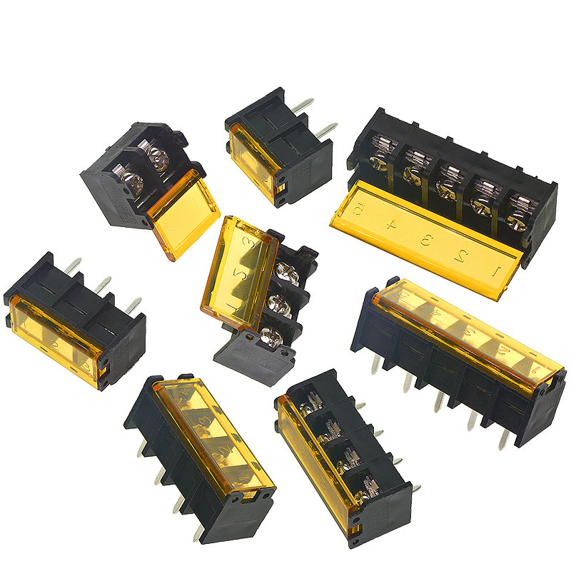 China 9.5mm / 0.375" Barrier Screw Terminal Blocks Side Pin Mounting 300V 30A wholesale