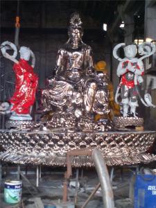 China Figure Custom Cartoon Character Sculptures Stainless Steel Outdoor Religious Statues wholesale