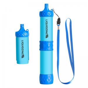 China LIQUIDZING Emergency Water Filter Straw Portable Filter Drinking Straw 99.9999% wholesale