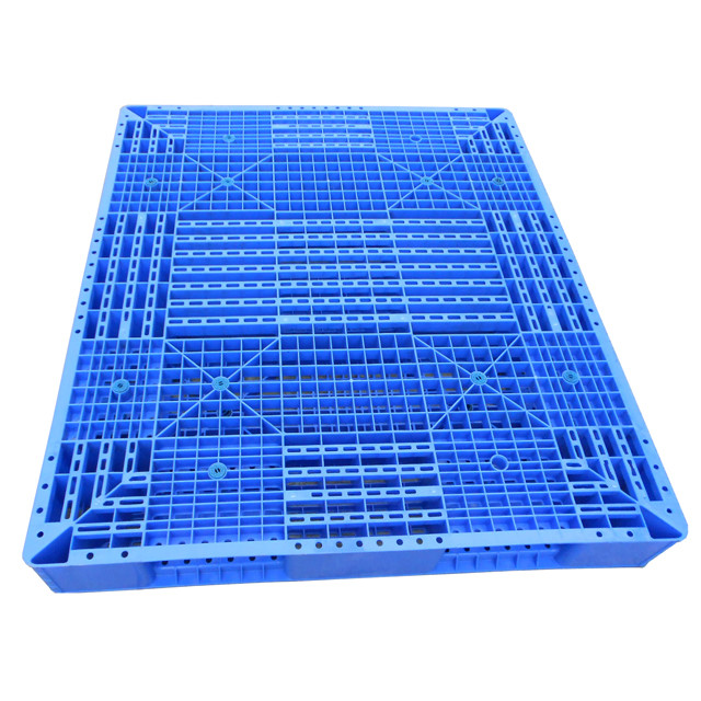 China Warehouse Industrial Recycled Double Faced Nestable Cheap HDPE Plastic Pallet wholesale