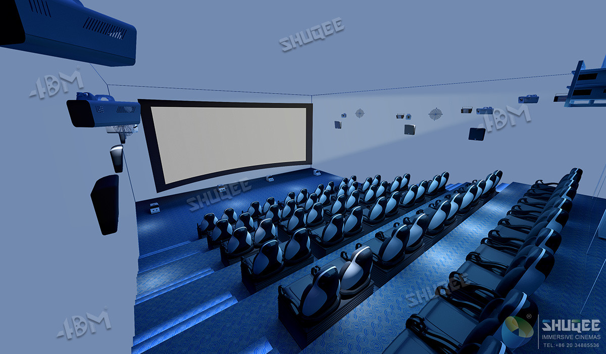 China 5D Movie Theater System With Rain Motion Effect Luxury Cinema Seating wholesale