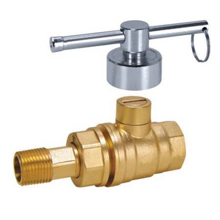 China Brass lock type gas meter valves wholesale