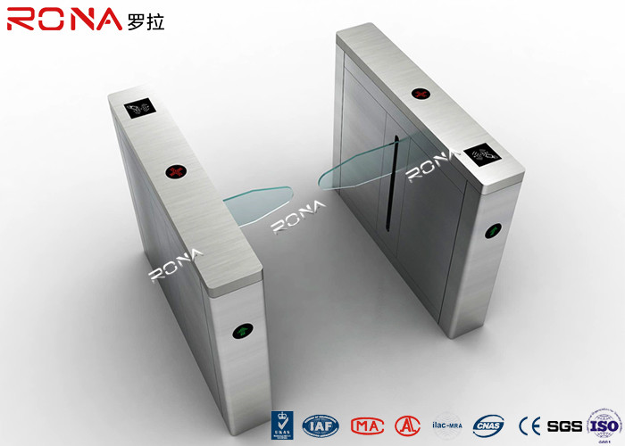 China Laser Cut One Armed Turnstile Security Systems 1 Second Opening / Closing Time wholesale