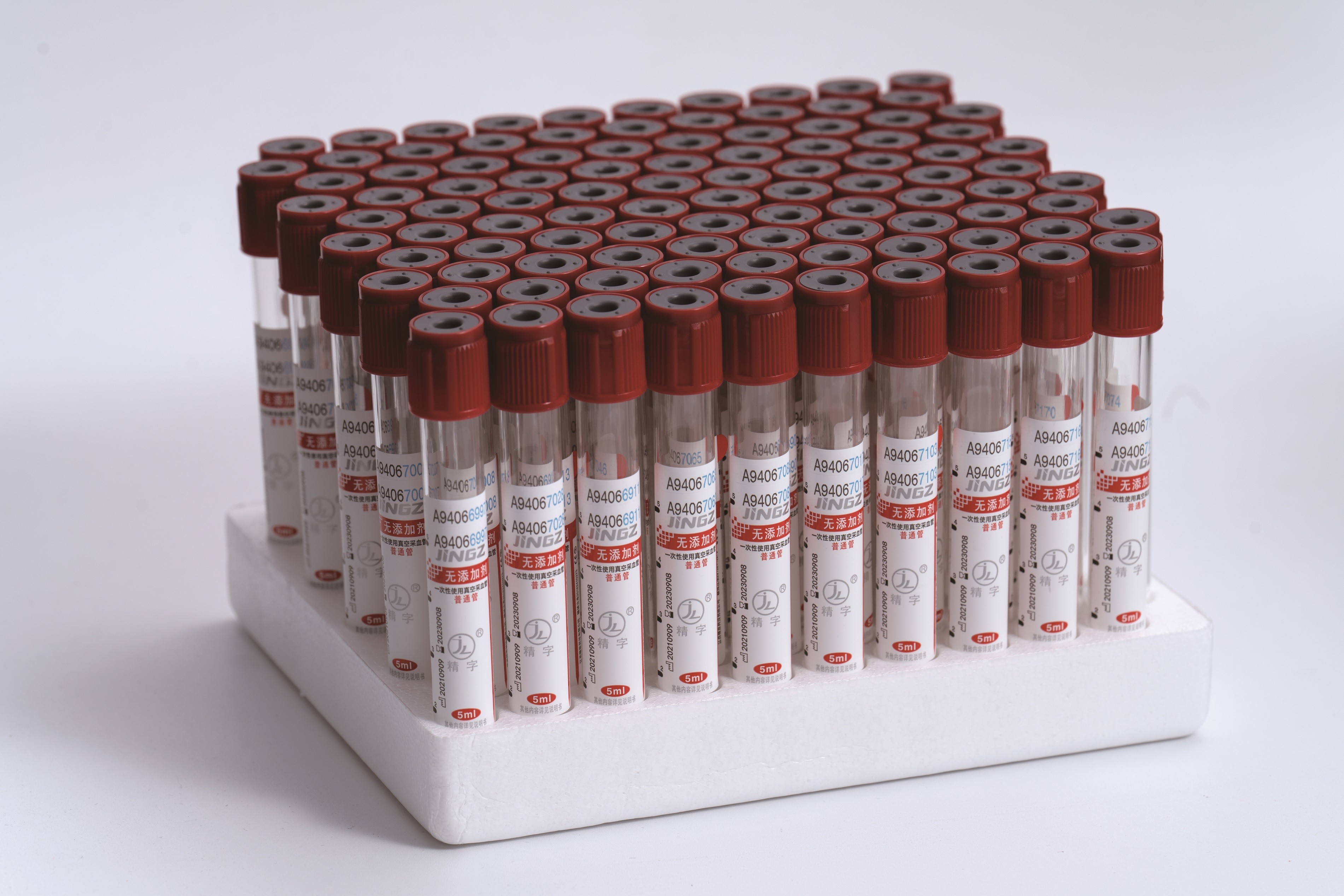 China OEM ODM Label Blood Sample Collection Tube Red Top Tube No Additive wholesale