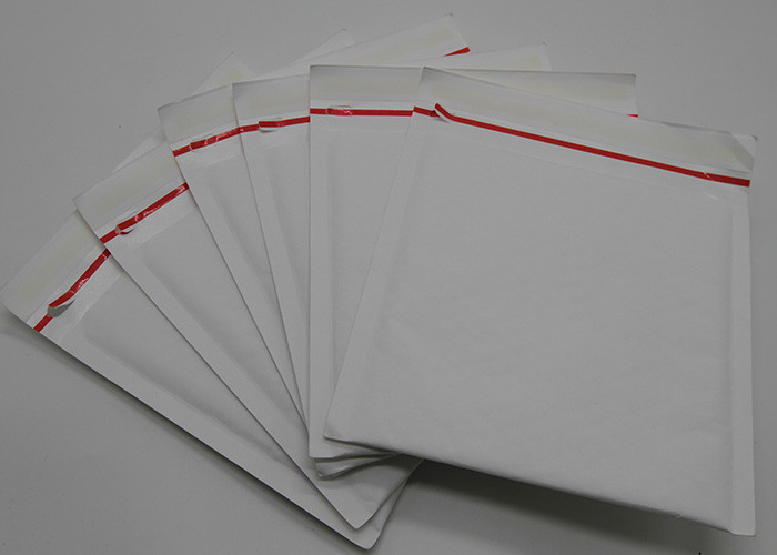 China White Kraft Paper Mailing Envelopes , Padded Mailing Envelopes Courier For Mailing wholesale