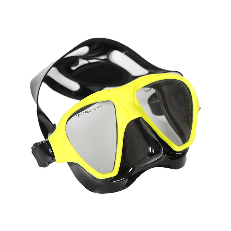China Sealed Adult Anti Fog Diving Goggles Tempered Glass Snorkeling Mask wholesale