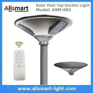New 15W 1500lm UFO Solar Garden Lights All In One Parking Lot Lamp Solar Energy Products With 30W Solar Panel Aluminum