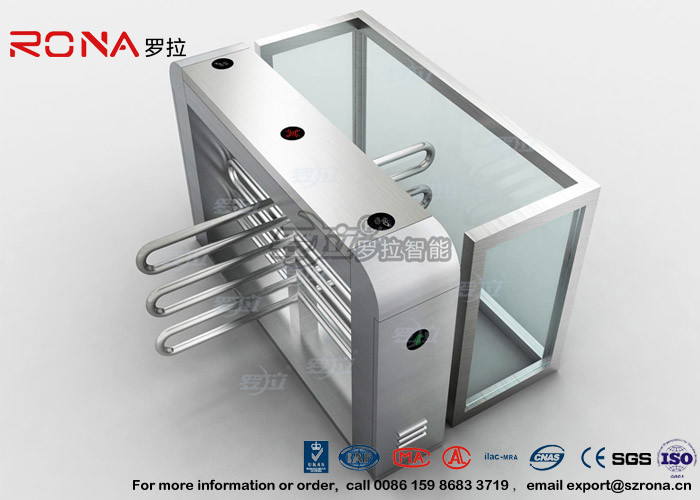 China Bus Station Waist Height Turnstiles Coin Collector Remote Control Boom Barrier Gate With 304# stainless steel wholesale