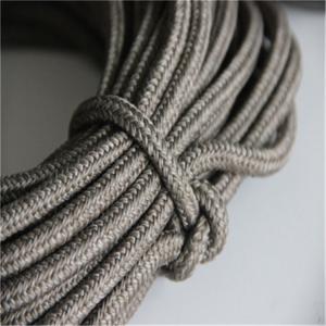 China Manufacture Provide Black 6mm Size Round Woven Braided Rope For Patio Chair wholesale