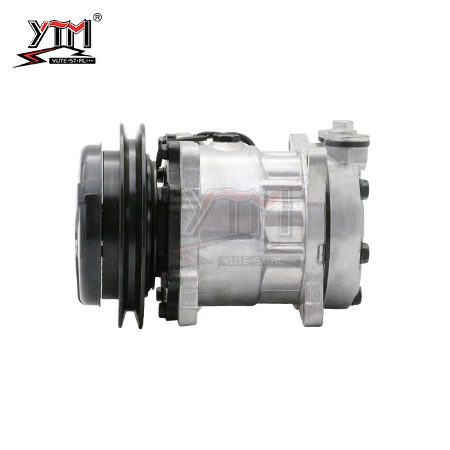 China KOBELCO 60 SK-60 12V Electric Air Conditioning Compressor HS053 7H15 SINGLE WHEEL wholesale