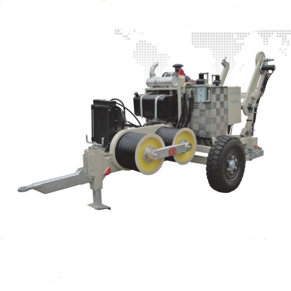 SA-YQ90 90KN steel Cable Tensioners Hydraulic Puller With Diesel Engine