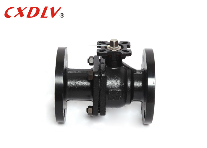 China 2PC WCB Floating Carbon Steel Ball Valve DN15 - DN200 PN16 Flanged Valve wholesale