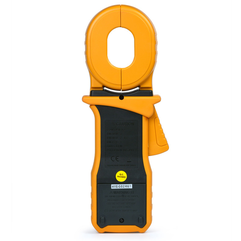 China Auto ranging Orange 20A RMS electric power digital Ground Resistance Clamp Meter wholesale
