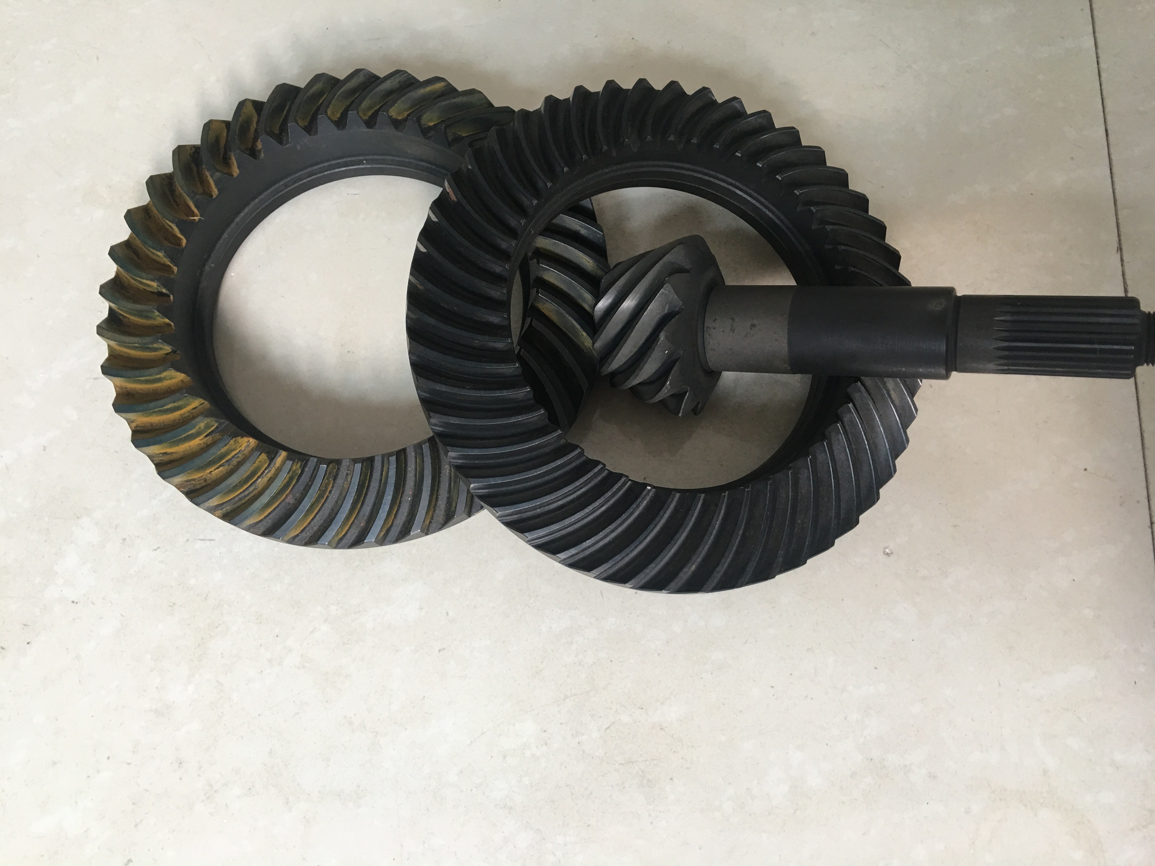 China Custom Ring And Pinion Gears , Spiral Crown And Pinion Gear Long Using Life wholesale