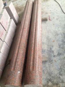 China China Capao Bonito Granite Column,Crown Red Granite Roman Column,Maple Leaf Red Granite Columns wholesale