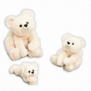 Stuffed Plush Polar Bear Toys in White with Exc