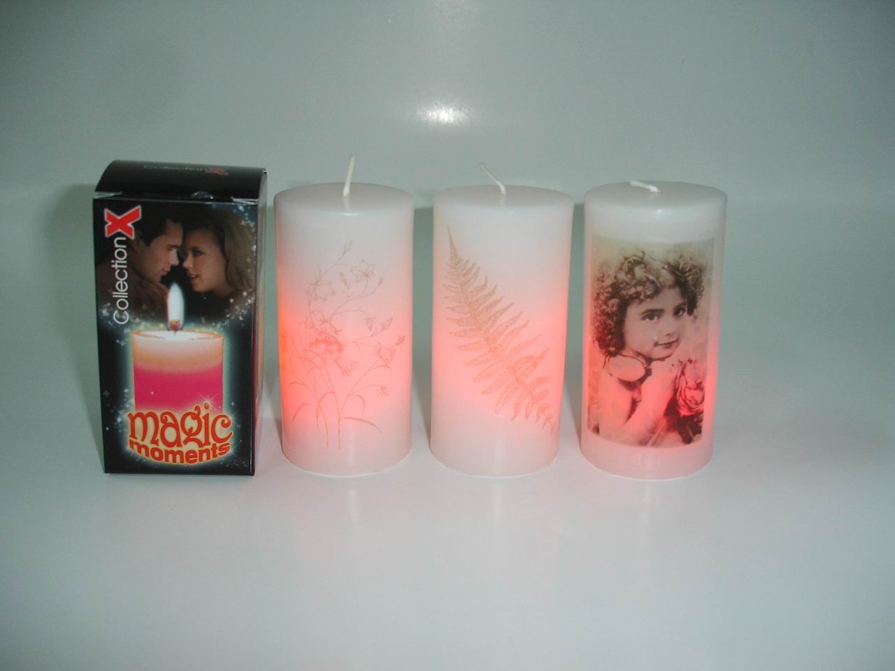 LED Candle with real Flame