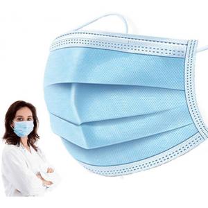 China Disposable Earloop Face Mask Skin Friendly Low Sensitivity 3 Ply Non Woven Face Mask wholesale