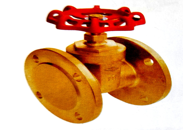 China Flanged Forged Brass Gate Valve For Water Air Oil Wear Resistant wholesale