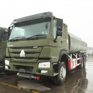 China LHD / RHD Water / Milk Tanker Truck 20000L With HW76 Lengthen Cab ZZ1257N4641W wholesale