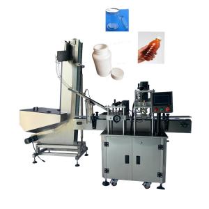 China 30bottles/Minute Cap Screwing Machine H1500mm Host With Cap Feeder wholesale