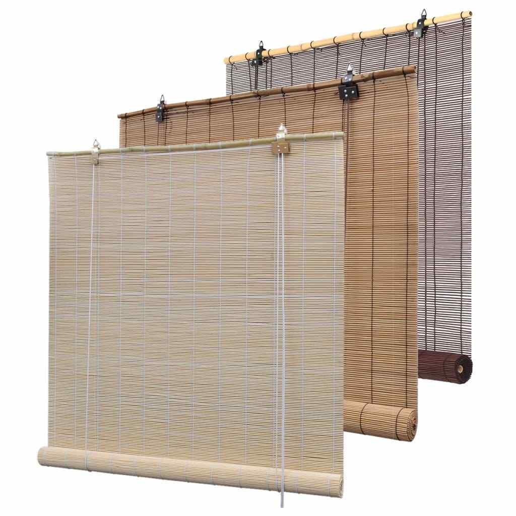 China Outdoor Bamboo Roller Blinds Customized Size Manual Working SGS Certification wholesale