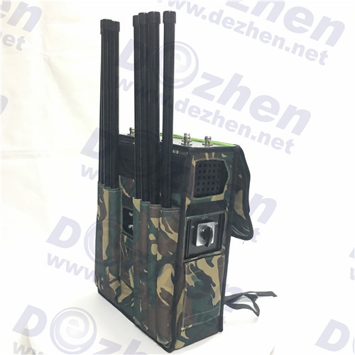 China Backpack 6 Bands 80 Watt GPS Cellular Signal Blocker wholesale