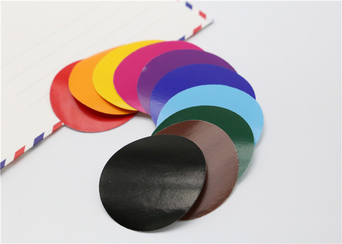 China Handy Gummed Coloured Paper Circles 50MM Asst Colour No Color Fading wholesale