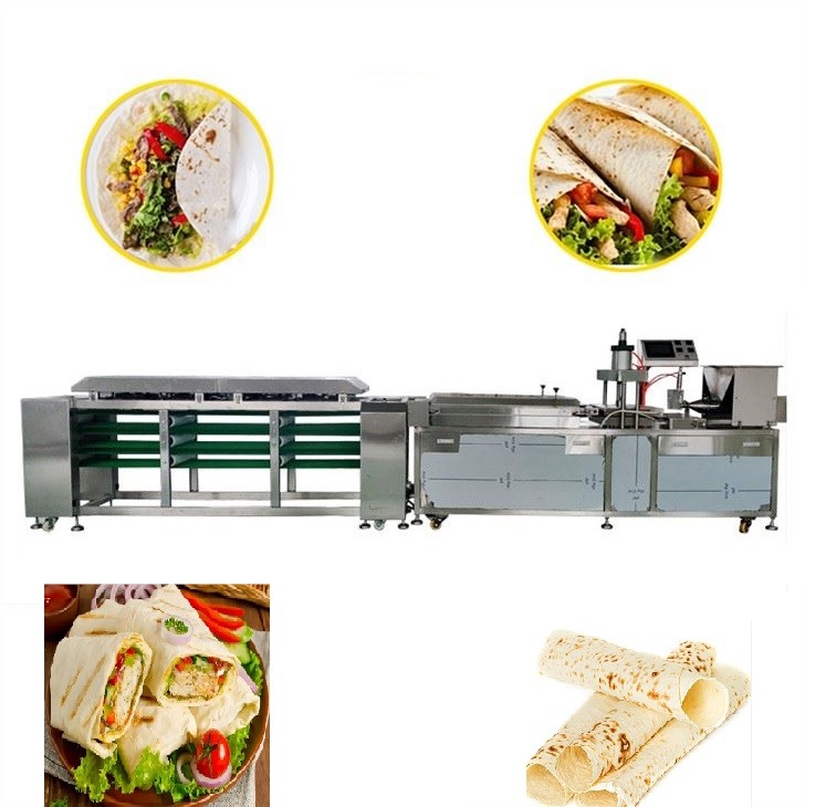 China 1400pcs/h Tortilla Making Equipment , No Pollution Flour Tortilla Machine wholesale