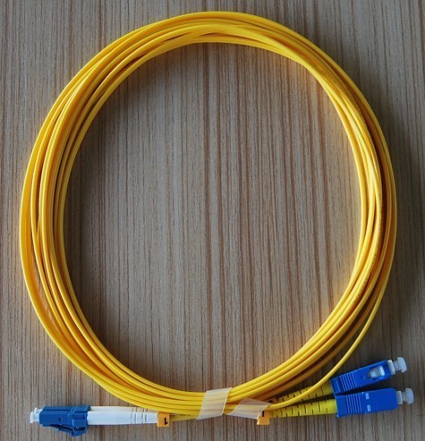 SC-LC SM Duplex Fiber Optic Patch Cord of e