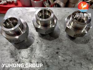 China ASTM A182 F316L M33 SP-83 B16.11 B1.20.1 High Pressure SW Stainless Steel Forged Thread NPT Union Forged Pipe Fitting wholesale