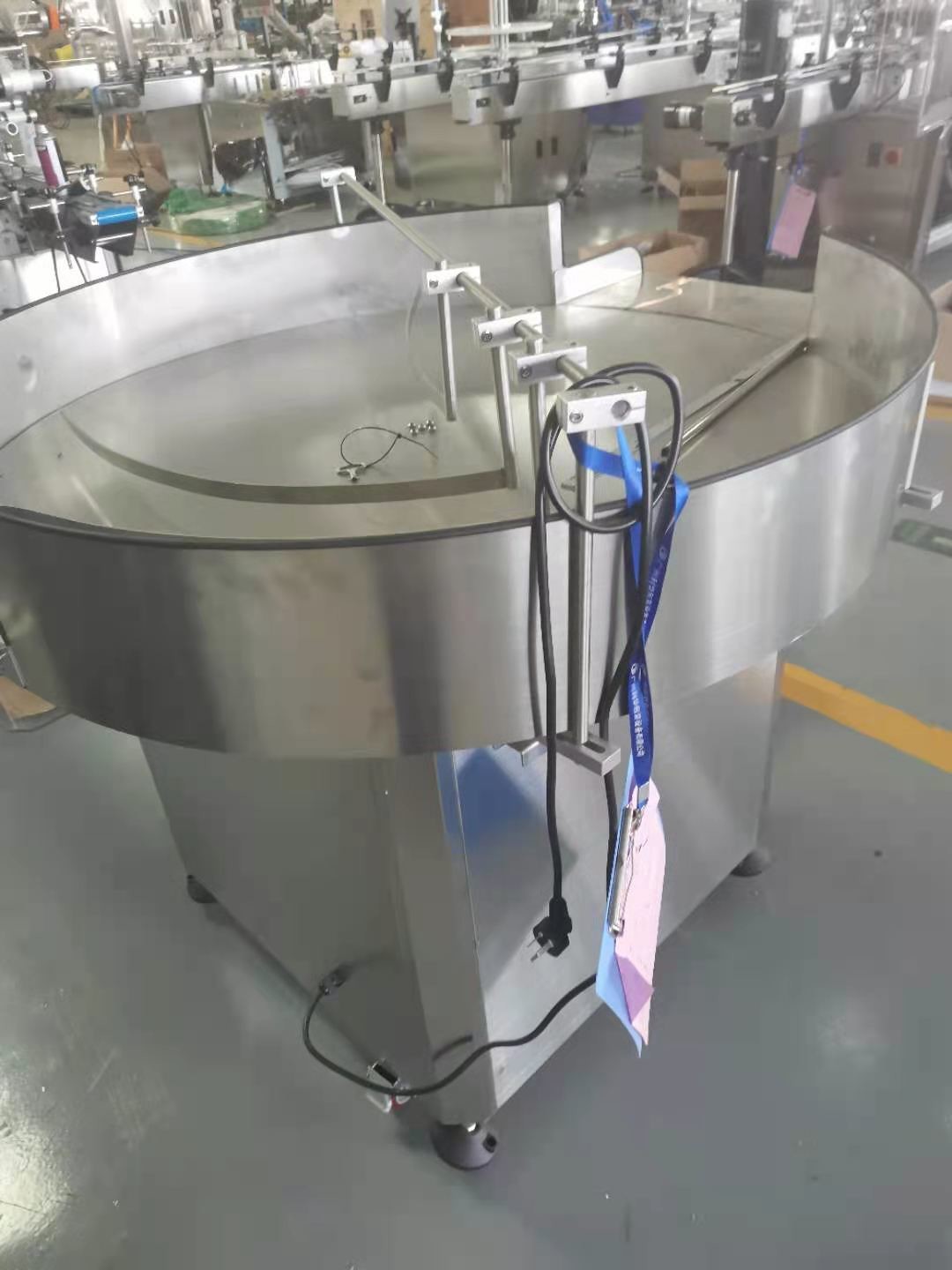 China 200W 50cans/Min Bottle Accumulation Table Rotating Unscrambler wholesale