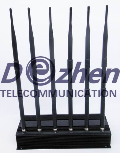 China High Power 6 Antenna Cell Phone,GPS,WiFi,VHF,UHF Jammer wholesale