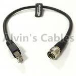 China High Flex M12 Cable Assembly Hirose 10 Pin Male To RJ45 Cat6 Original For Sony Camera wholesale