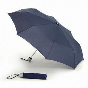 China Aluminum Frame 2 or 3-fold Umbrella, Available by Manual and Automatic Open wholesale