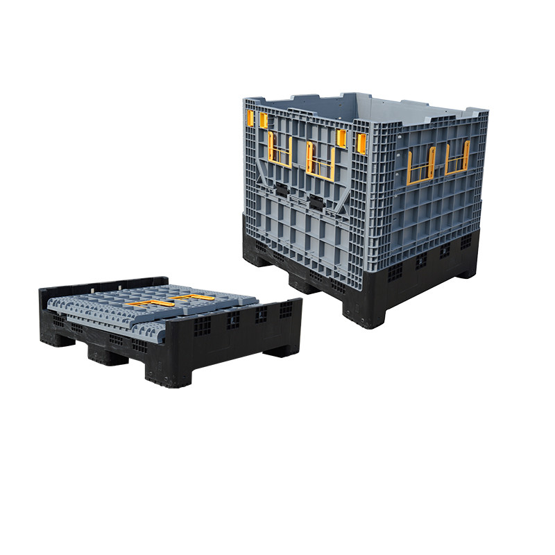 China Big Collapsible Foldable Plastic Pallet Bulk Container wholesale