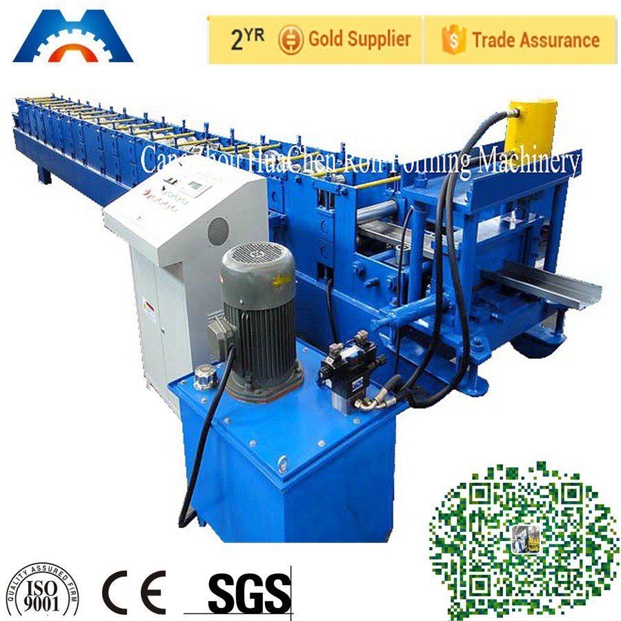 China Galvanized Steel Iron Door Frame Roll Forming Making Machine PLC Control 18 Stations on sale